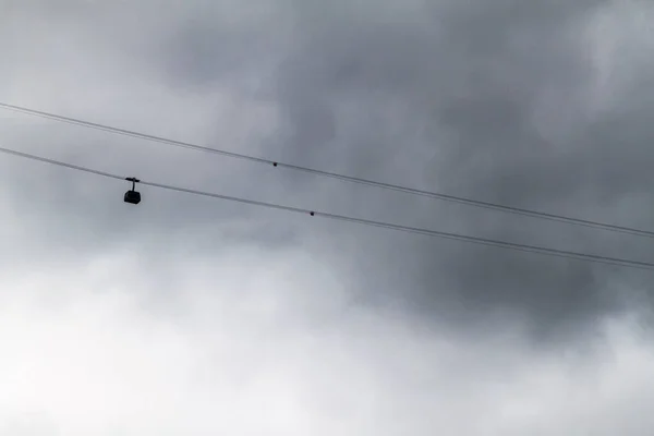 Asas Cableway Tatev Sobre Vale Rio Vorotan Para Mosteiro Tatev — Fotografia de Stock