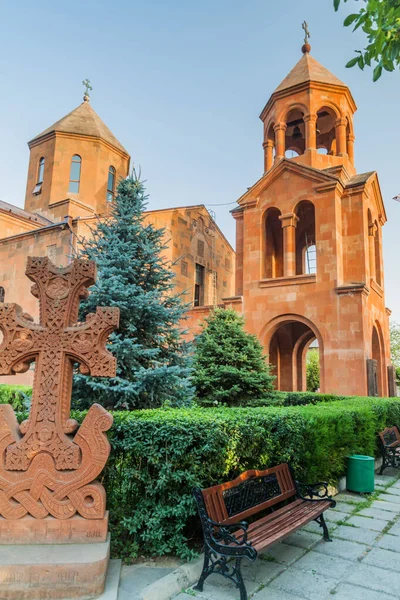 Die Kirche Des Heiligen Hovhannes Eriwan Armenien — Stockfoto