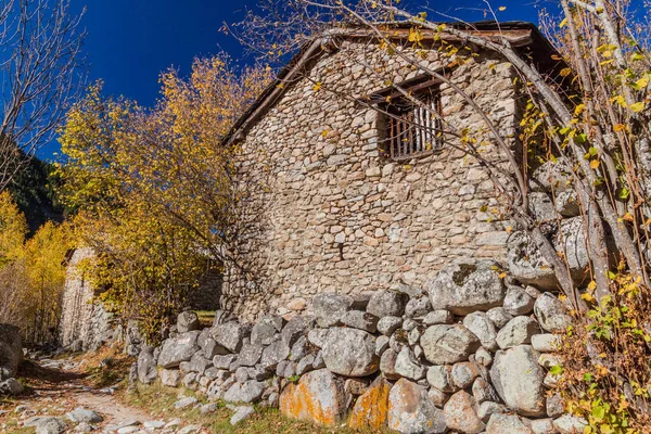 Casa Piedra Madriu Perafita Valle Del Claror Andorra —  Fotos de Stock