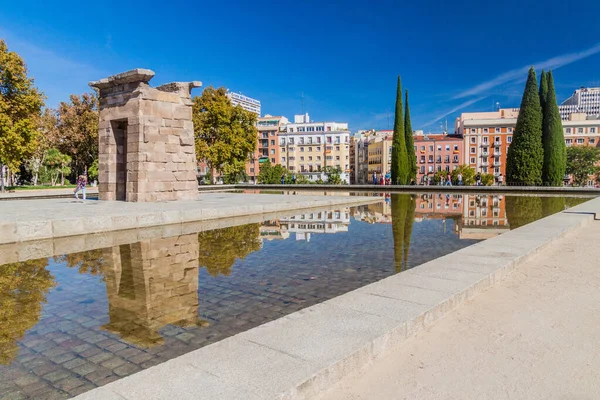 Madrid Espanha Outubro 2017 Templo Debod Madrid Espanha — Fotografia de Stock