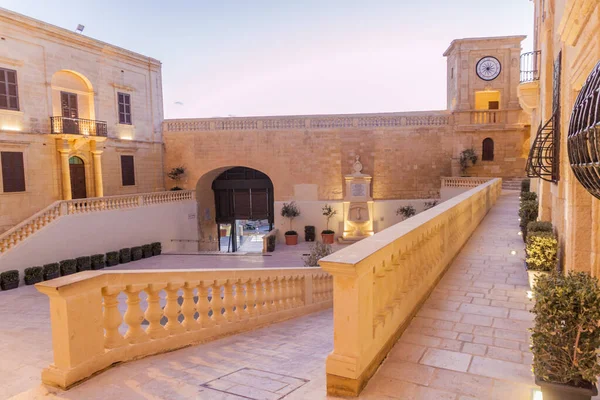 Vista Ciudadela Ciudadela Victoria Isla Gozo Malta — Foto de Stock