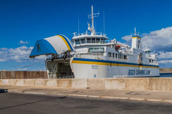 Cirkewwa Málta 2017 November Ferry Cirkewwa Malta Island Mgarr Gozo — Stock Fotó