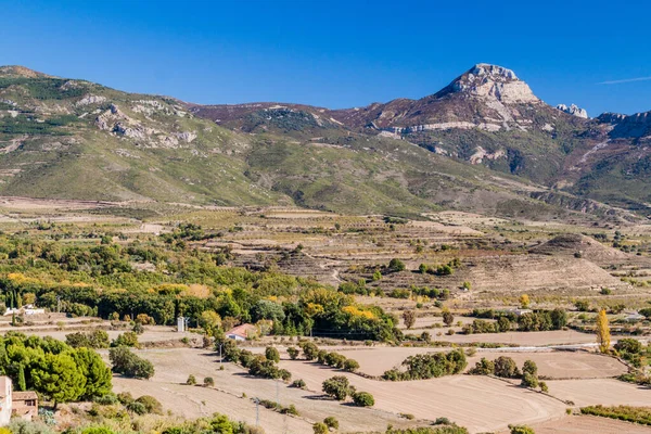 Paesaggio Intorno Villaggio Bolea Provincia Aragona Spagna — Foto Stock