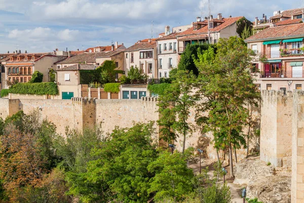 Utsikt Över Den Gamla Staden Segovia Spanien — Stockfoto