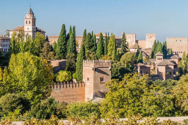 Vista Alhambra Granada España — Foto de Stock