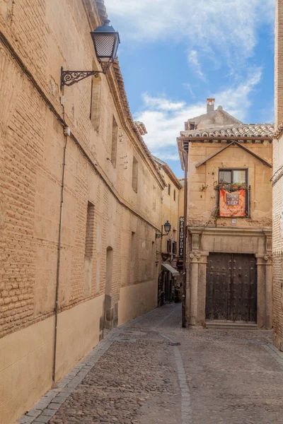 Toledo Spain October 2017 Narrow Street Jewish Neigborhood Toledo Spain — Stock Photo, Image