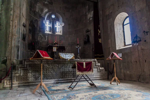 Tatev Armenia Julio 2017 Interior Iglesia Monasterio Tatev Armenia — Foto de Stock