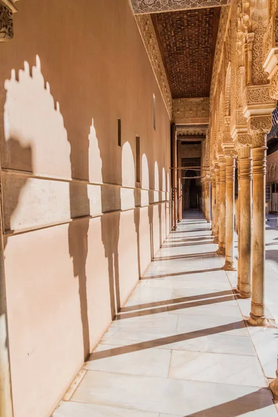 Archway Nasrid Palaces Palacios Nazaries Alhambra Granada Spain — Stock fotografie