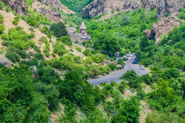Vue Monastère Geghard Arménie — Photo