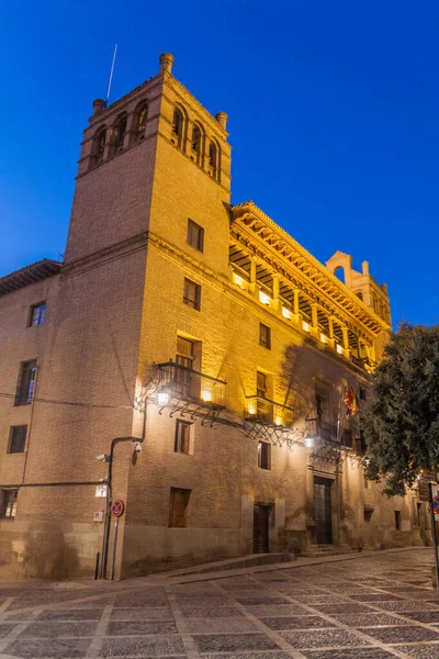 Stadhuis Het Plein Plaza Catedral Huesca Spanje — Stockfoto