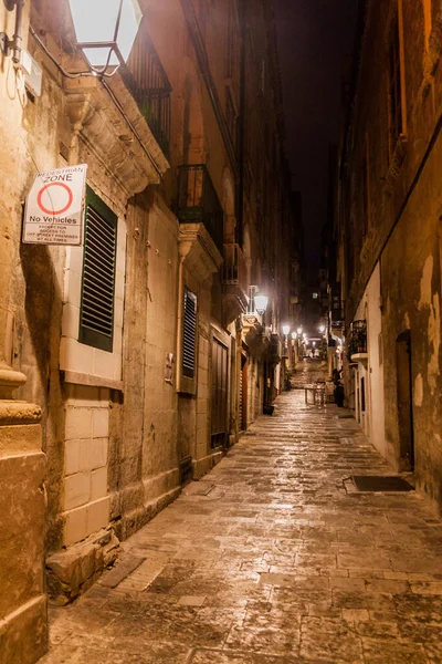 Tipica Stradina Valletta Capitale Malta — Foto Stock