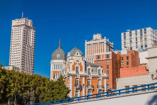 Vari Edifici Nel Centro Madrid Spagna — Foto Stock