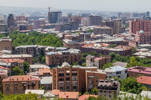 Skyline Yerevan Från Kaskadkomplexet Armenien — Stockfoto