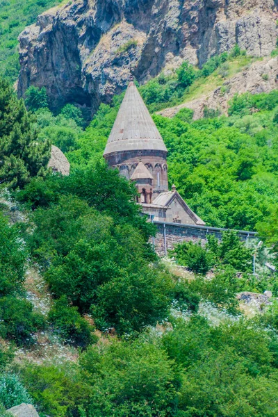 Utsikt Över Geghard Kloster Armenien — Stockfoto