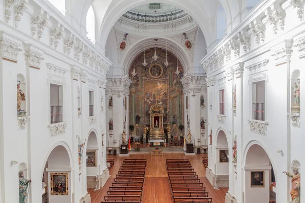 Toledo Espagne Octobre 2017 Intérieur Église Jésuite San Ildefonso Tolède — Photo