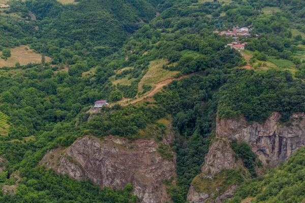 Pueblo Tandzatap Sobre Valle Del Río Vorotan Armenia —  Fotos de Stock