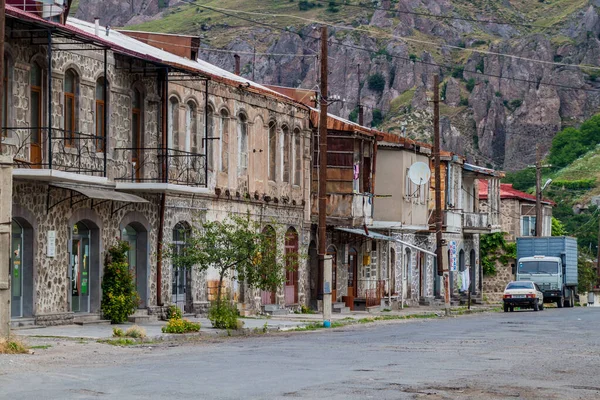 Goris Armenia Lipca 2017 Stare Domy Centrum Goris Armenia — Zdjęcie stockowe