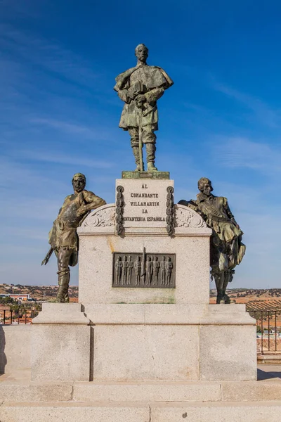 Toledo Espagne Octobre 2017 Monument Commandant Villamartin Alcazar Tolède Espagne — Photo