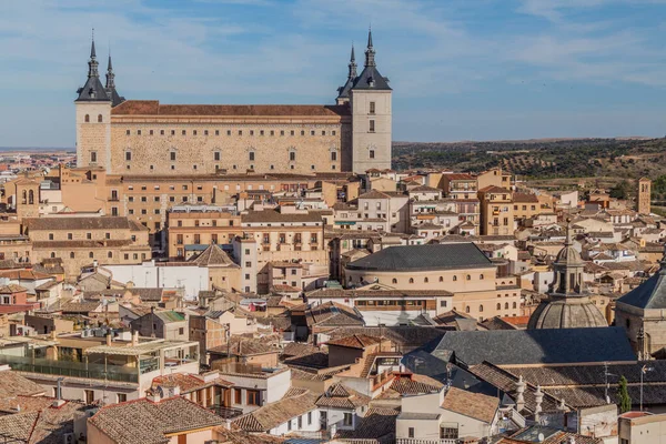 Veduta Della Fortezza Alcazar Toledo Spagna — Foto Stock