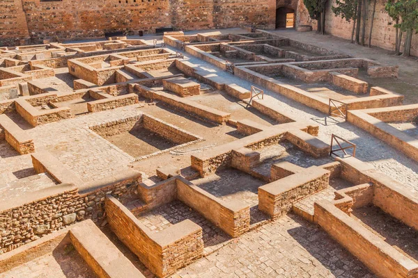 Ανασκαφές Της Αλκαζάμπα Στην Αλάμπρα Της Γρανάδας Ισπανία — Φωτογραφία Αρχείου