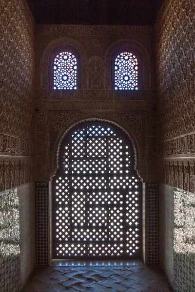 Granada España Noviembre 2017 Sala Palacios Nazaries Alhambra Granada España — Foto de Stock