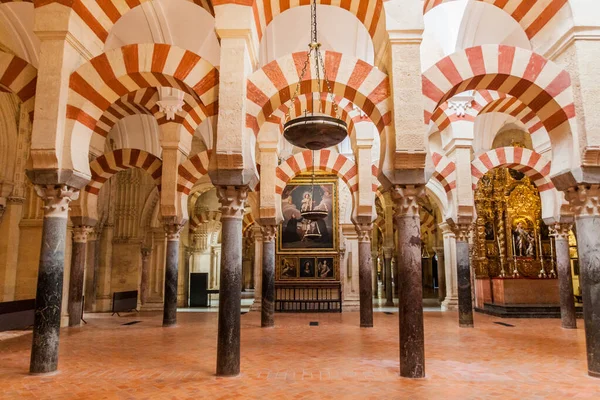 Cordoba Spanien November 2017 Innenraum Der Moschee Von Cordoba Spanien — Stockfoto