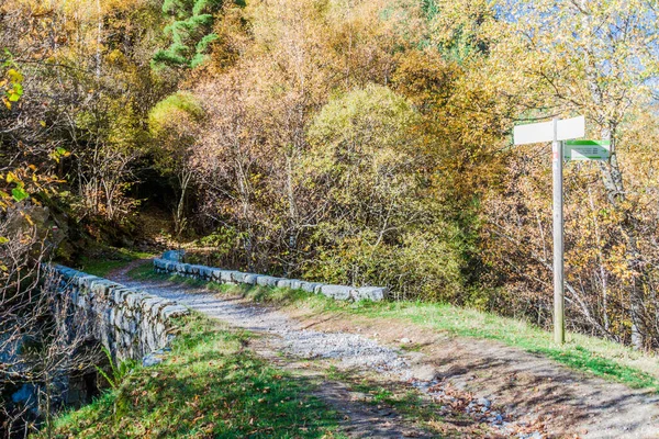 Sentier Randonnée Dans Vallée Madriu Perafita Claror Dans Les Pyrénées — Photo