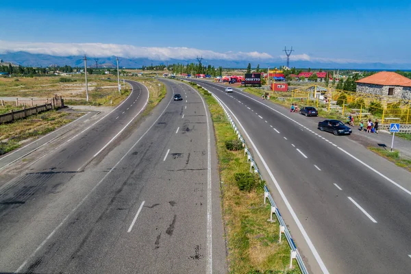 Sevan Armenia Luglio 2017 Superstrada Aggirare Città Sevan Armenia — Foto Stock
