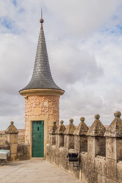 Una Delle Torri Della Fortezza Alcazar Segovia Spagna — Foto Stock