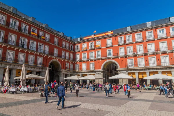 Madrid Spagna Ottobre 2017 Edifici Plaza Mayor Madrid — Foto Stock