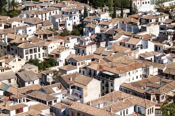 Granada Spanya Nın Hava Manzarası — Stok fotoğraf