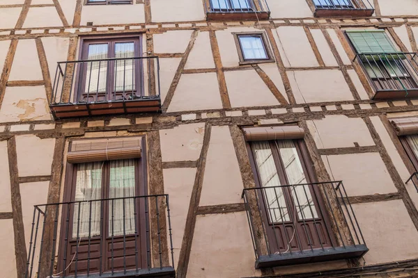 Antico Edificio Graticcio Toledo Spagna — Foto Stock