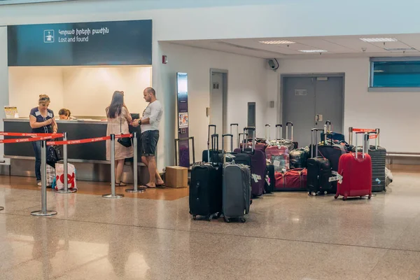 Yerevan Armenia Julio 2017 Oficinas Perdidas Encontradas Del Aeropuerto Internacional —  Fotos de Stock