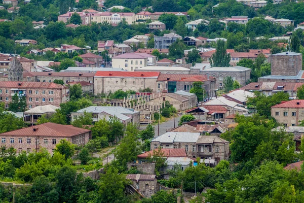 Αεροφωτογραφία Της Πόλης Goris Αρμενία — Φωτογραφία Αρχείου