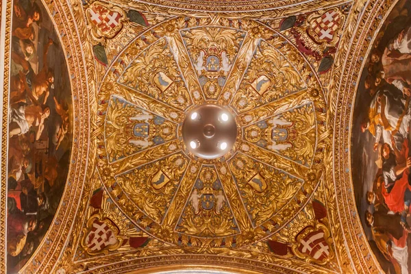 Valletta Malta Листопада 2017 Cupola John Cathedral Valletta Malta — стокове фото