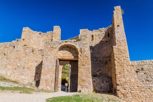 Puerta Del Castillo Loarre Provincia Aragón España — Foto de Stock