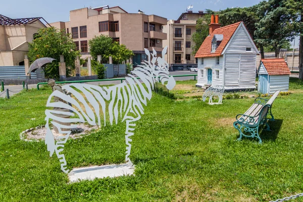 Mały Park Szczycie Kompleksu Kaskadowego Erywaniu Armenia — Zdjęcie stockowe