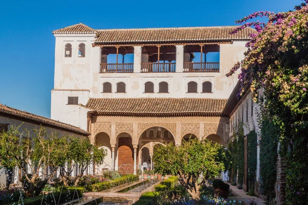 Jardines Del Generalife Alhambra Granada España —  Fotos de Stock