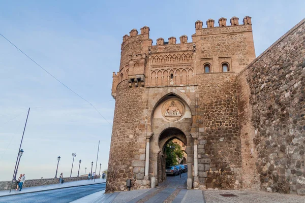 Toledo Spanien Oktober 2017 Utsikt Över Puerta Del Sol Toledo — Stockfoto