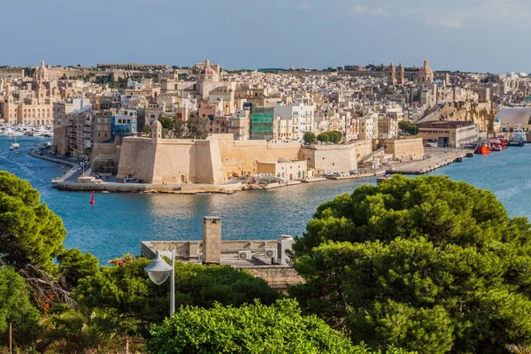 Utsikt Över Staden Senglea Malta — Stockfoto