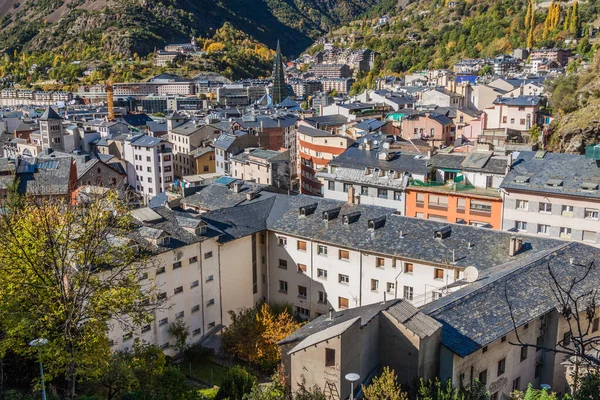 Vista Aérea Escaldes Engordany Andorra —  Fotos de Stock
