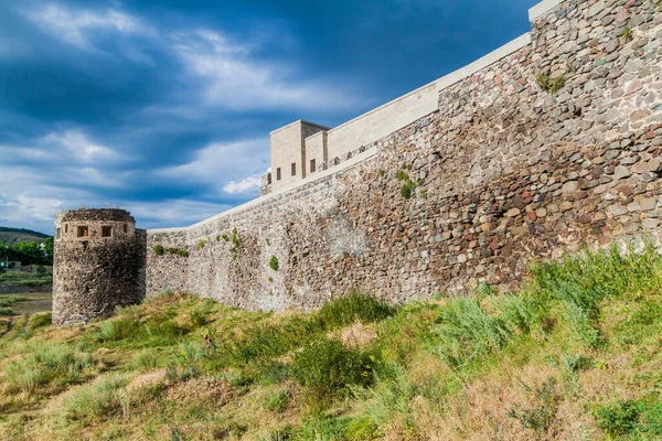 Fortaleza Del Castillo Rabati Con Mezquita Ahmadiyya Ciudad Akhaltsikhe Georgia — Foto de Stock