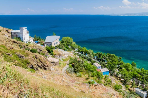 Przybrzeżny Rozwój Jeziora Sevan Armenia — Zdjęcie stockowe