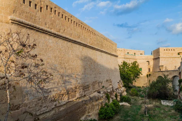 Murallas Fortificación Valeta Capital Malta —  Fotos de Stock
