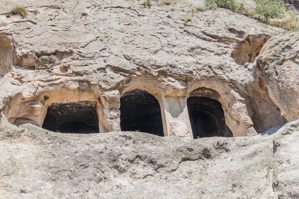 Cave Monastery Vardzia Carved Cliff Georgia — Stock Photo, Image