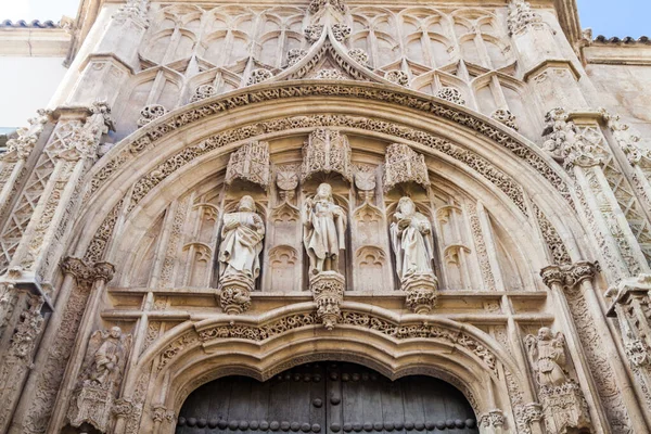 Gotycki Portal Szpitala Leśnego San Sebastian Kordobie Hiszpania — Zdjęcie stockowe