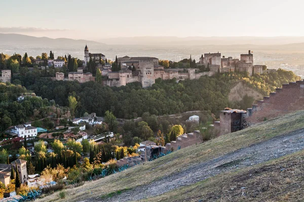Late Afternoon View Alhambra Granada Spain — ストック写真