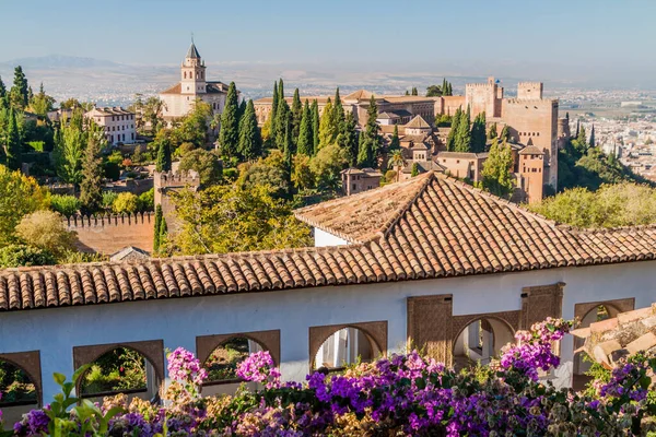 Vista Alhambra Granada España — Foto de Stock