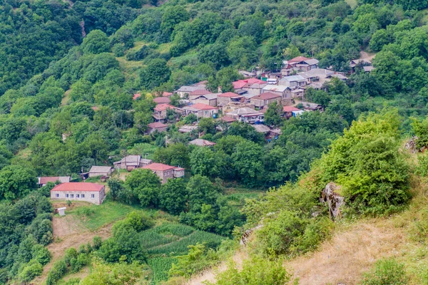 Село Тандзатап Над Долиной Реки Воротан Армения — стоковое фото