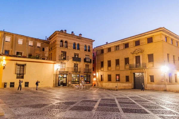 Huesca Španělsko Října 2017 Staré Domy Náměstí Plaza Catedral Španělské — Stock fotografie